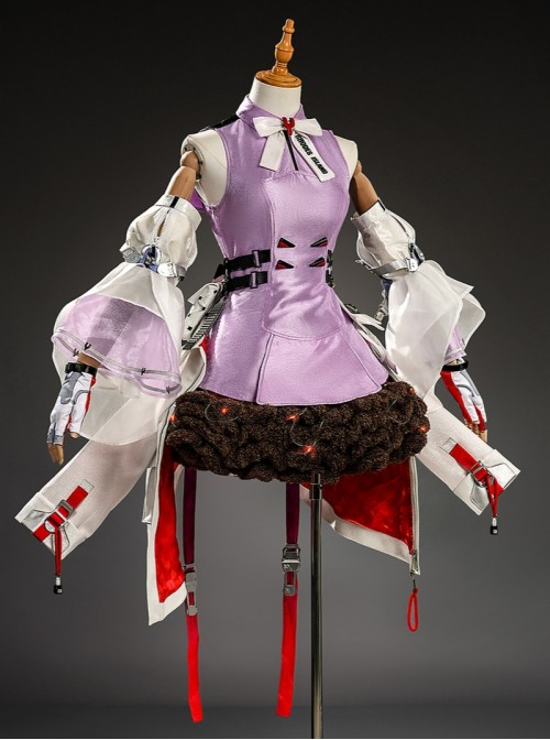 Game Arknights Endfield Ardelia Halloween Cosplay Costume Set Without Silver Bucket Without Sheep Horns