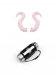 Game Arknights Endfield Ardelia Halloween Cosplay Accessories Silver Bucket Pink Sheep Horns