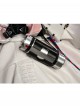 Game Arknights Endfield Ardelia Halloween Cosplay Accessories Silver Bucket Pink Sheep Horns