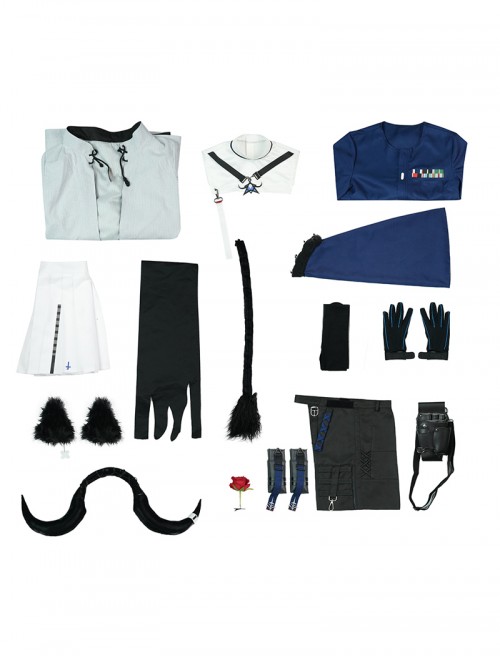 Game Arknights Pallas Halloween Cosplay Costume Set