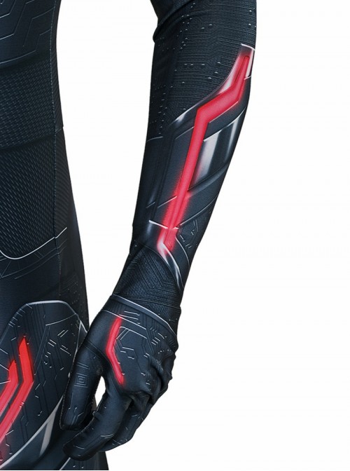 Movie Tron Ares Ares Printed Bodysuit Halloween Cosplay Costume Set