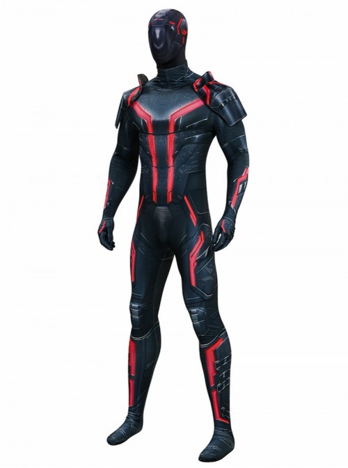 Movie Tron Ares Ares Printed Bodysuit Halloween Cosplay Costume Set