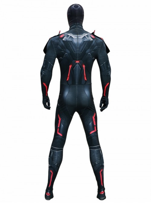 Movie Tron Ares Ares Printed Bodysuit Halloween Cosplay Costume Set