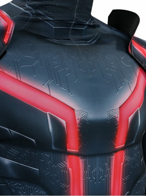 Movie Tron Ares Ares Printed Bodysuit Halloween Cosplay Costume Set