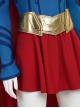 Movie Supergirl Kara Zor-El Halloween Cosplay Costume Set Without Coat Without Boots