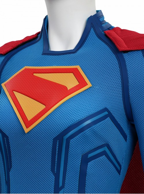 Movie Supergirl Kara Zor-El Halloween Cosplay Costume Set Without Coat Without Boots