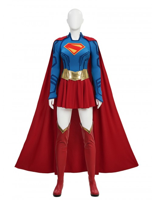 Movie Supergirl Kara Zor-El Halloween Cosplay Accessories Red Boots