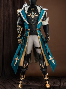 Game Genshin Impact Varka Halloween Cosplay Costume Set Without Boots