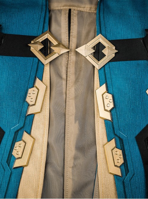 Game Genshin Impact Varka Halloween Cosplay Costume Set Without Boots