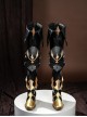 Game Genshin Impact Varka Halloween Cosplay Accessories Black Boots