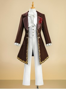 Game Identity V Deduction Star Series Lawyer Werther Halloween Cosplay Costume Set Without Hat