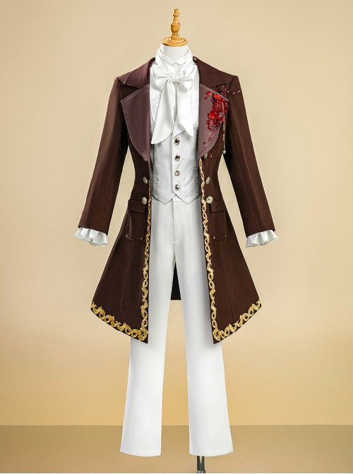 Game Identity V Deduction Star Series Lawyer Werther Halloween Cosplay Costume Set Without Hat