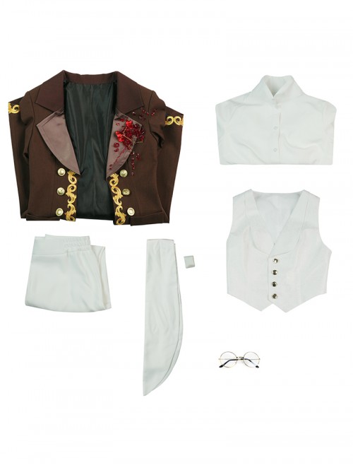 Game Identity V Deduction Star Series Lawyer Werther Halloween Cosplay Costume Set Without Hat