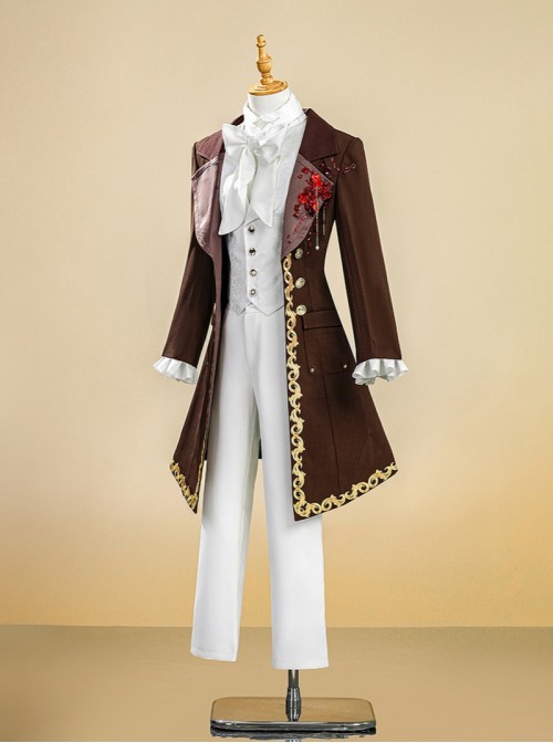 Game Identity V Deduction Star Series Lawyer Werther Halloween Cosplay Costume Set Without Hat