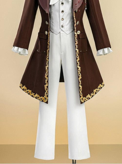 Game Identity V Deduction Star Series Lawyer Werther Halloween Cosplay Costume Set Without Hat