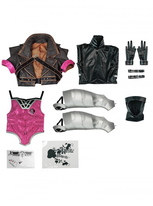Game Marvel Rivals Gambit Halloween Cosplay Costume Set Without Shoes