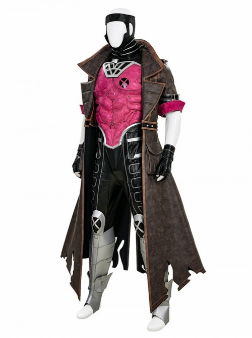 Game Marvel Rivals Gambit Halloween Cosplay Costume Set Without Shoes