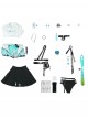 Game Wuthering Waves Lynae Halloween Cosplay Costume Set Without Headphones
