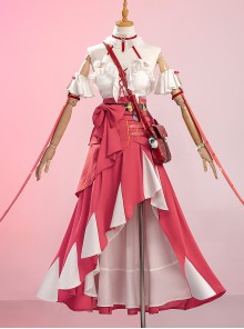 Game Zenless Zone Zero Ye Shunguang Daily Outfit Halloween Cosplay Costume Set Without Tail Without Bag