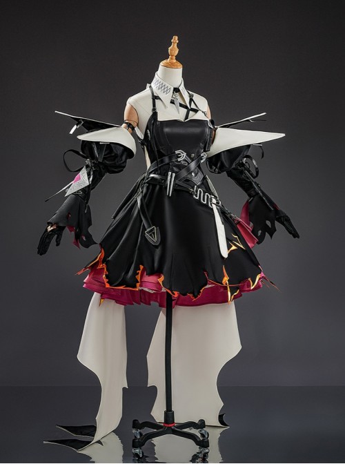 Game Arknights Endfield Laevatain Halloween Cosplay Costume Set