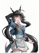 Game Arknights Endfield Chen Qianyu Halloween Cosplay Accessories Dragon Horns