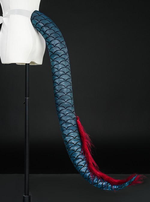 Game Arknights Endfield Chen Qianyu Halloween Cosplay Accessories Dragon Tail