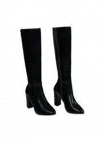 Game Arknights Endfield Chen Qianyu Halloween Cosplay Accessories Black Boots