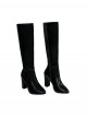 Game Arknights Endfield Chen Qianyu Halloween Cosplay Accessories Black Boots