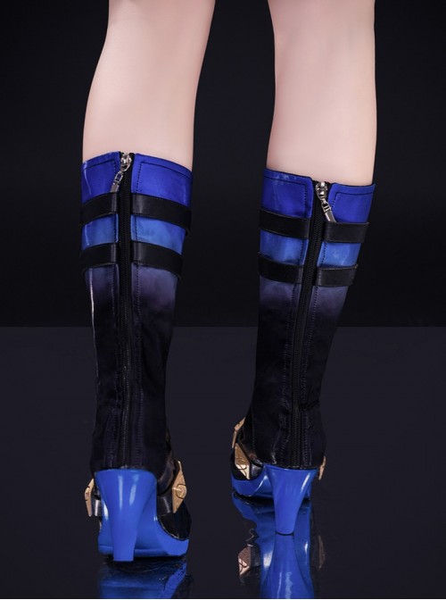 Game Wuthering Waves Galbrena Halloween Cosplay Accessories Boots