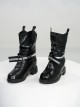 Game Magical Girl Witch Trial Nayaka Kurobe Halloween Cosplay Accessories Black Boots