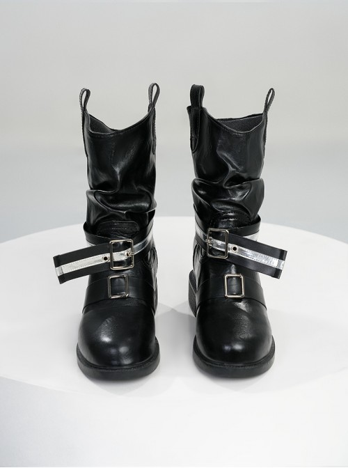 Game Magical Girl Witch Trial Nayaka Kurobe Halloween Cosplay Accessories Black Boots