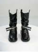 Game Magical Girl Witch Trial Nayaka Kurobe Halloween Cosplay Accessories Black Boots