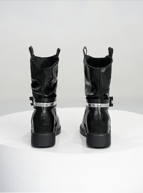 Game Magical Girl Witch Trial Nayaka Kurobe Halloween Cosplay Accessories Black Boots