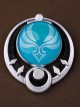 Game Genshin Impact Jahoda Halloween Cosplay Costume Set Without Right Sleeve Armor