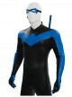 Anime Comics Nightwing Muscle-Free Version Battle Suit Halloween Cosplay Costume Set Without Boots