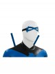Anime Comics Nightwing Muscle-Free Version Battle Suit Halloween Cosplay Costume Set Without Boots