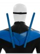 Anime Comics Nightwing Muscle-Free Version Battle Suit Halloween Cosplay Costume Set Without Boots