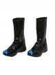 Anime Comics Nightwing Muscle-Free Version Battle Suit Halloween Cosplay Accessories Black Boots