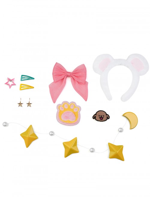 Game Honor Of Kings Xiao Qiao x Line Puppy Collaboration Halloween Cosplay Costume Set Without Pillowcase