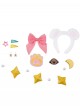 Game Honor Of Kings Xiao Qiao x Line Puppy Collaboration Halloween Cosplay Costume Set Without Pillowcase
