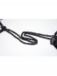Black Chain Individual Thorn Spike Rivet Punk Style Crown