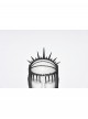 Black Chain Individual Thorn Spike Rivet Punk Style Crown