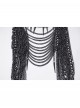 Black Chain Individual Thorn Spike Rivet Punk Style Crown