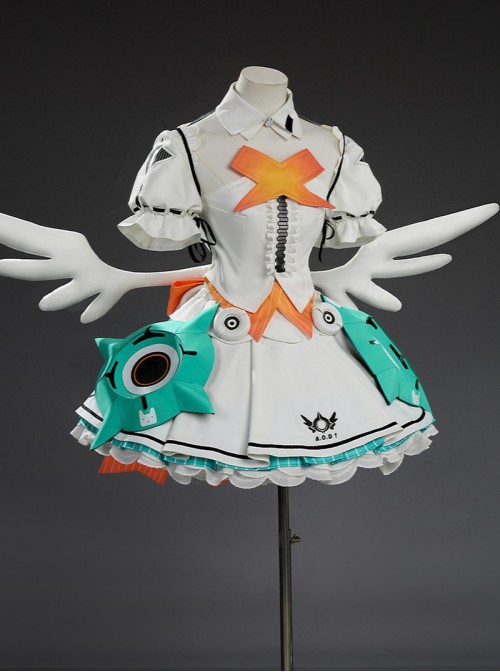 Game Zenless Zone Zero Aria Halloween Cosplay Costume Set Without Props Headphones Without Head Ring