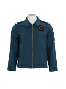 Movie Avengers Doomsday Professor X Halloween Cosplay Costume Peacock Green Jacket