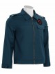 Movie Avengers Doomsday Professor X Halloween Cosplay Costume Peacock Green Jacket
