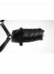 Black Artificial Leather Warrior Punk Men Double-Shoulder Armor Harness Two-Piece Set