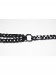 Black Metal Thick Chains Rugged Charm Punk Men Harness