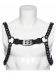 Black Metal Thick Chains Rugged Charm Punk Men Harness