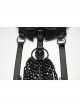 Black Bat Bow Straps Skull Drooping Chains Rebellious Punk Chest Chain